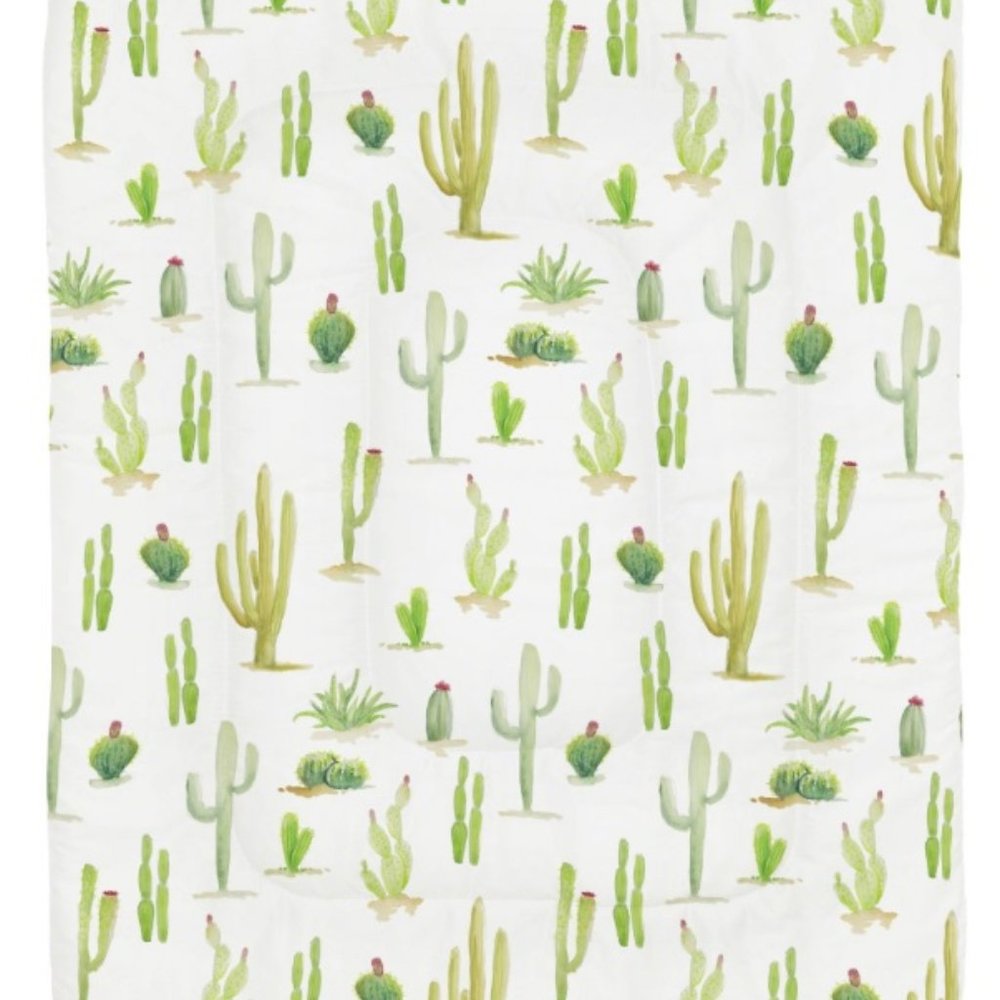 Carousel Designs Baby Crib Comforter ONLY  - Watercolor Cactus